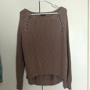 Cropped Express sweater